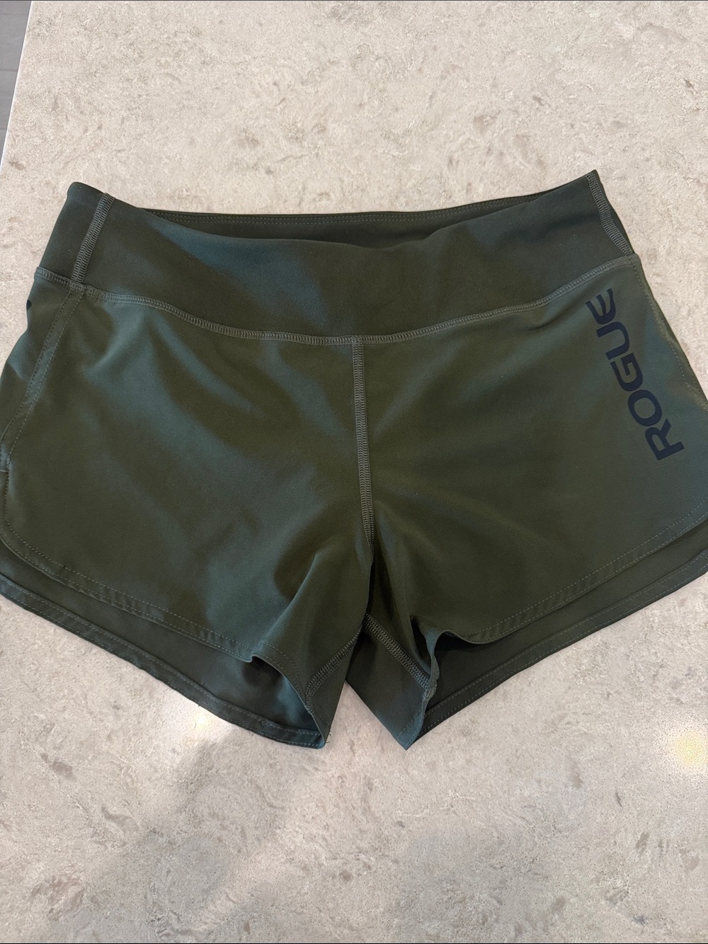 Rogue Olive Athletic Performance Shorts